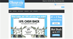 Desktop Screenshot of cheap-cig.com